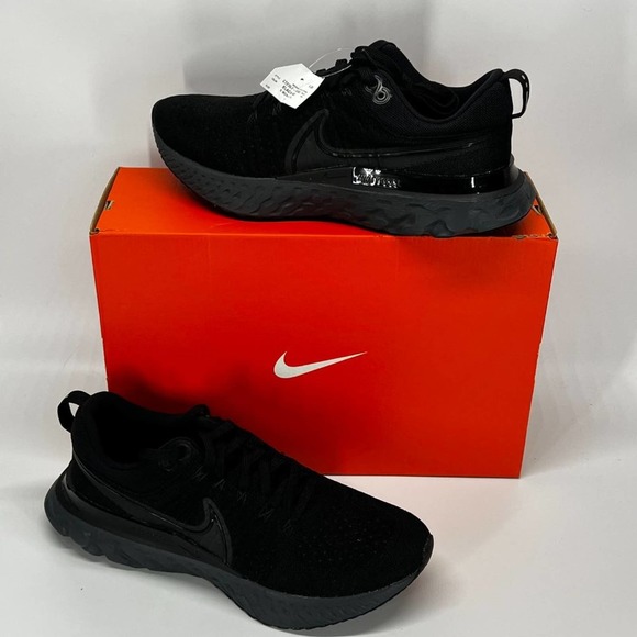 Nike Other - Nike Men's React Infinity Run Flyknit 2 CT2357-003 Black Running Shoes Size 11